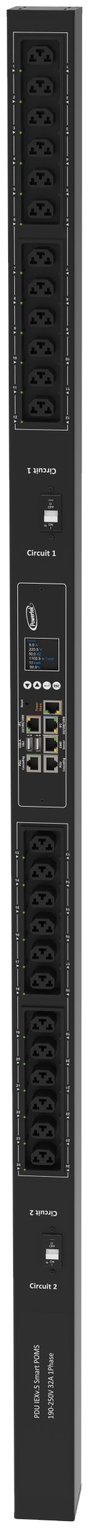 PDU cu instalare verticală în rack
