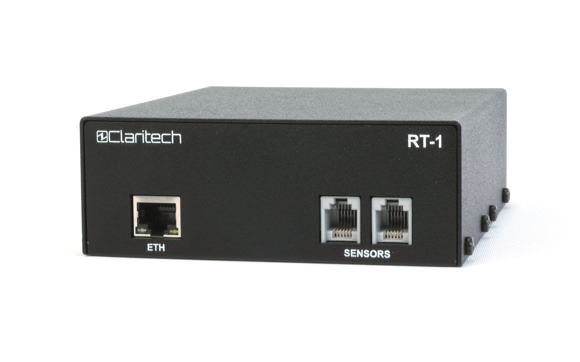 Dispozitivul Claritech RT-1, cu port Ethernet și intrări pentru senzori